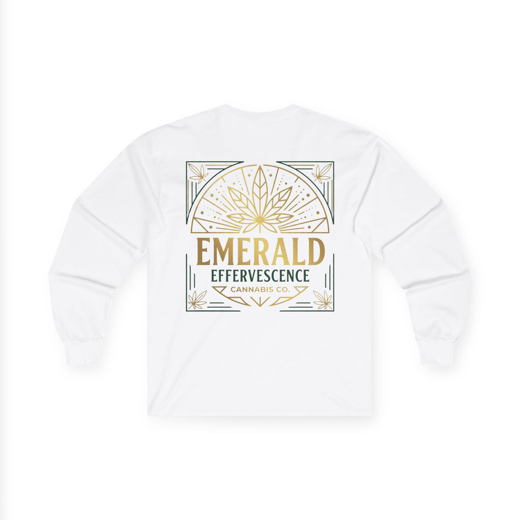 Emerald Effervescence Long Sleeve Tee — Logo Long Sleeve