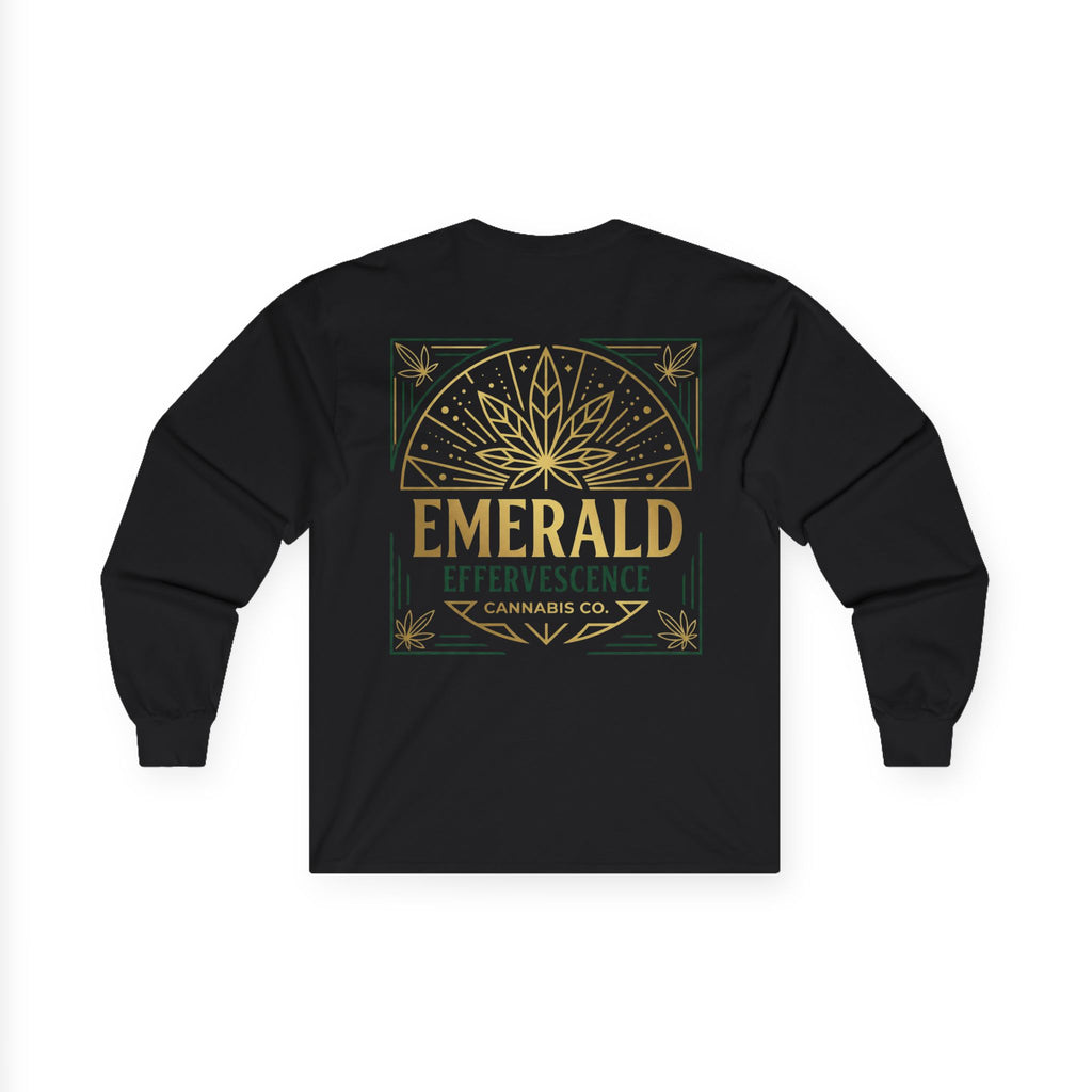 Emerald Effervescence Long Sleeve Tee — Logo Long Sleeve