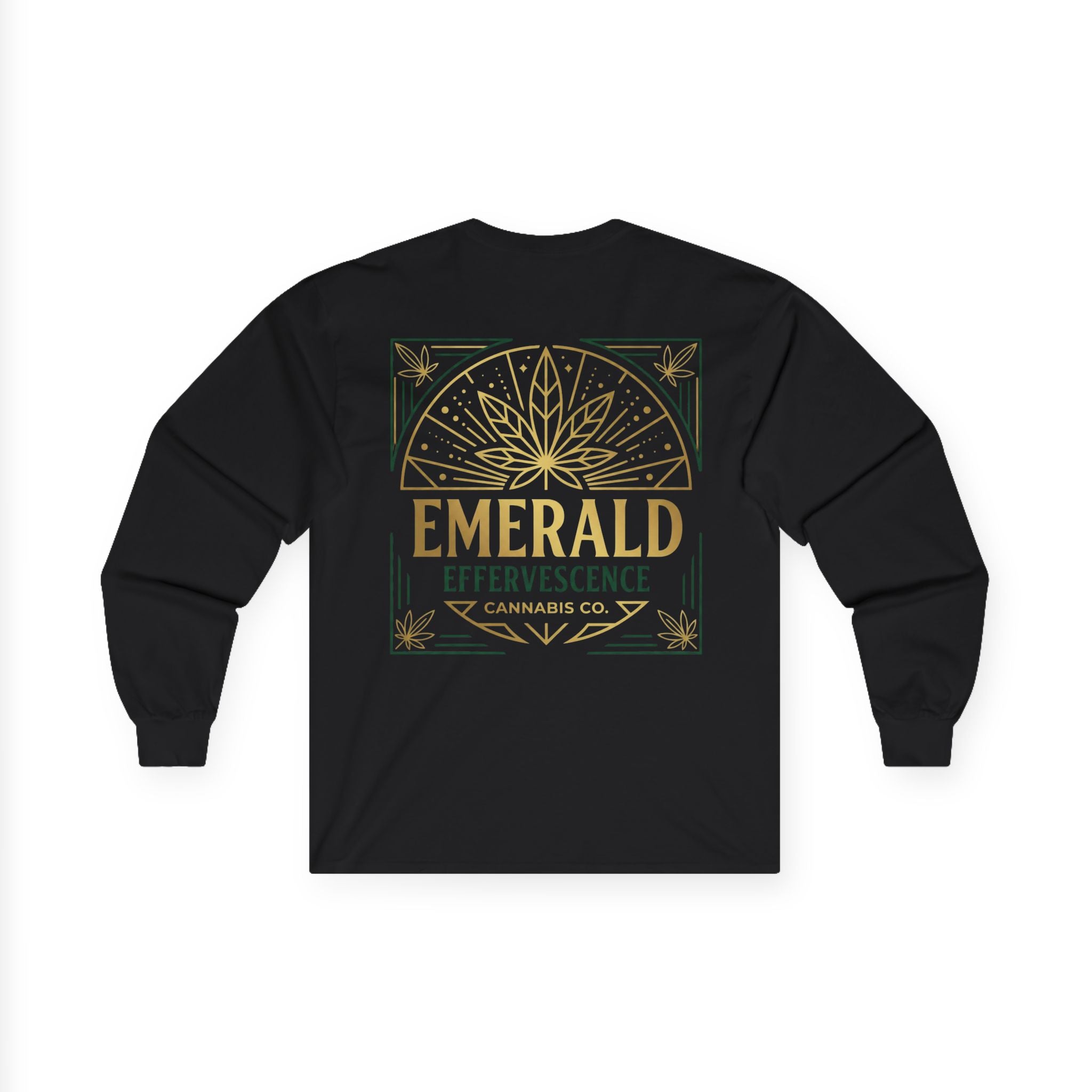 Emerald Effervescence Long Sleeve Tee — Logo Long Sleeve